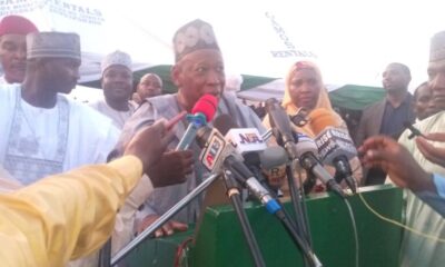 Ganduje inagurates road projects, distributes relief materials to flood victims in Sokoto