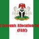 FAAC allocations