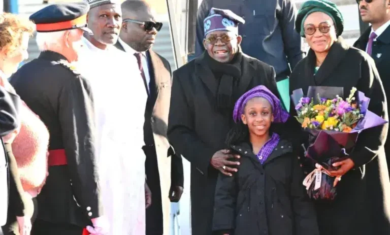 Tinubu Arrives UK for Landmark Two-Day State Visit